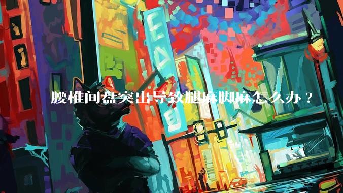 腰椎间盘突出导致腿麻脚麻怎么办?