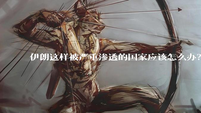 伊朗这样被严重渗透的国家应该怎么办？