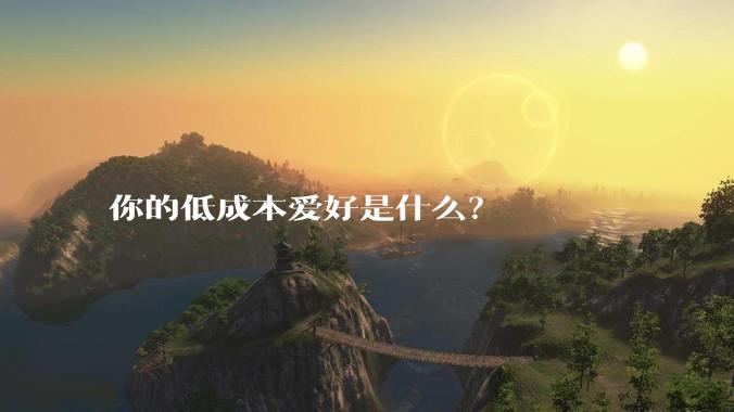 你的低成本爱好是什么？