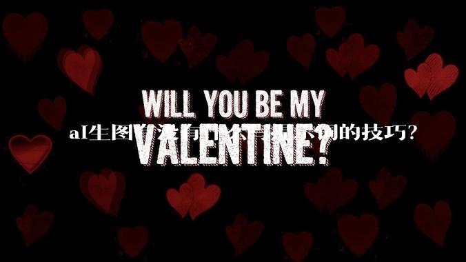 ai生图有没有什么写提示词的技巧？